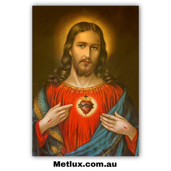 Christ's Divine Heart Metal Print