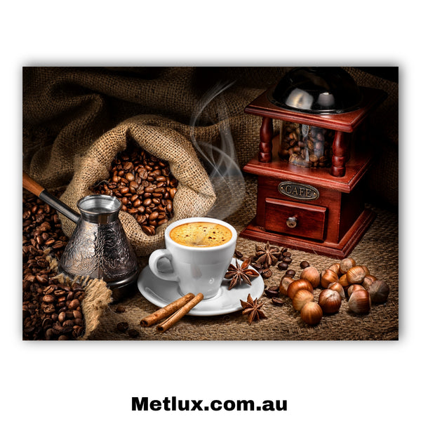 Café Aroma Metal Print