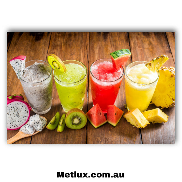 Zesty Summer Coolers Metal Print