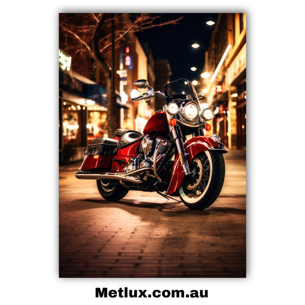 Midnight Rider Metal Print