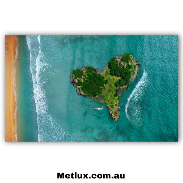 Nature's Heart Retreat Metal Print
