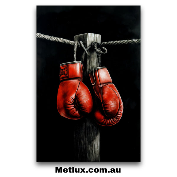 Boxing Glory Metal Print